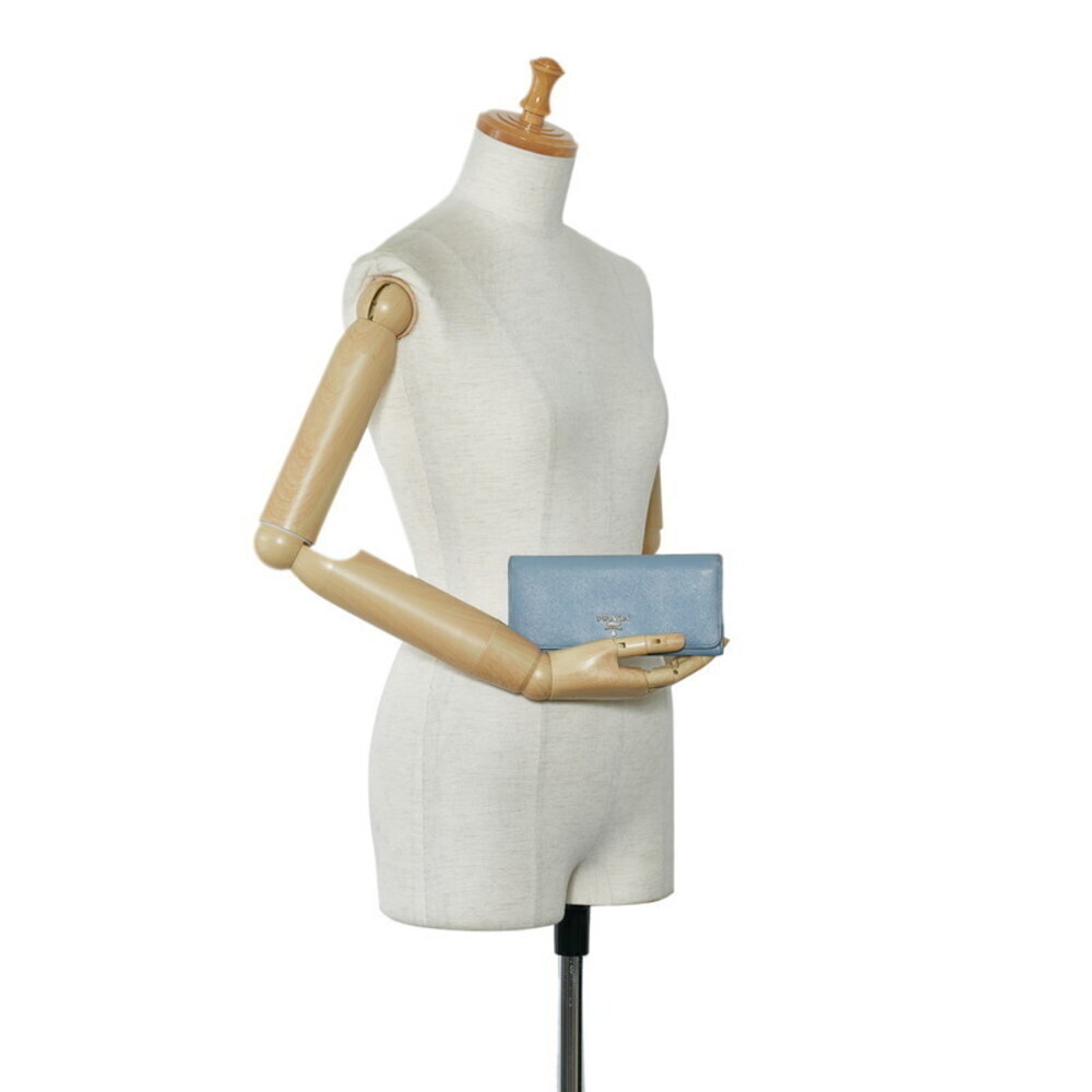 Authentic Prada Saffiano Logo Continental Flap Wallet - Picture 12 of 12